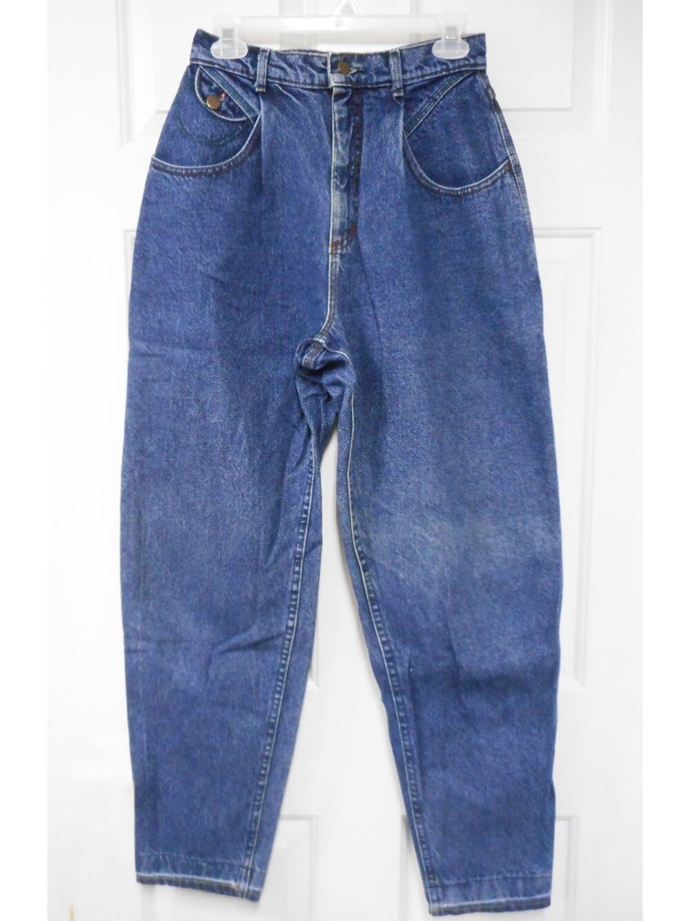 Vintage Lee Rider High Rise & Front Pleated Mom Jeans - Women's size 12 -(F)